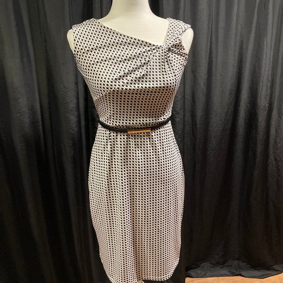 WHBM, Size 2, White/Black/Gray Dress - Picture 1 of 2